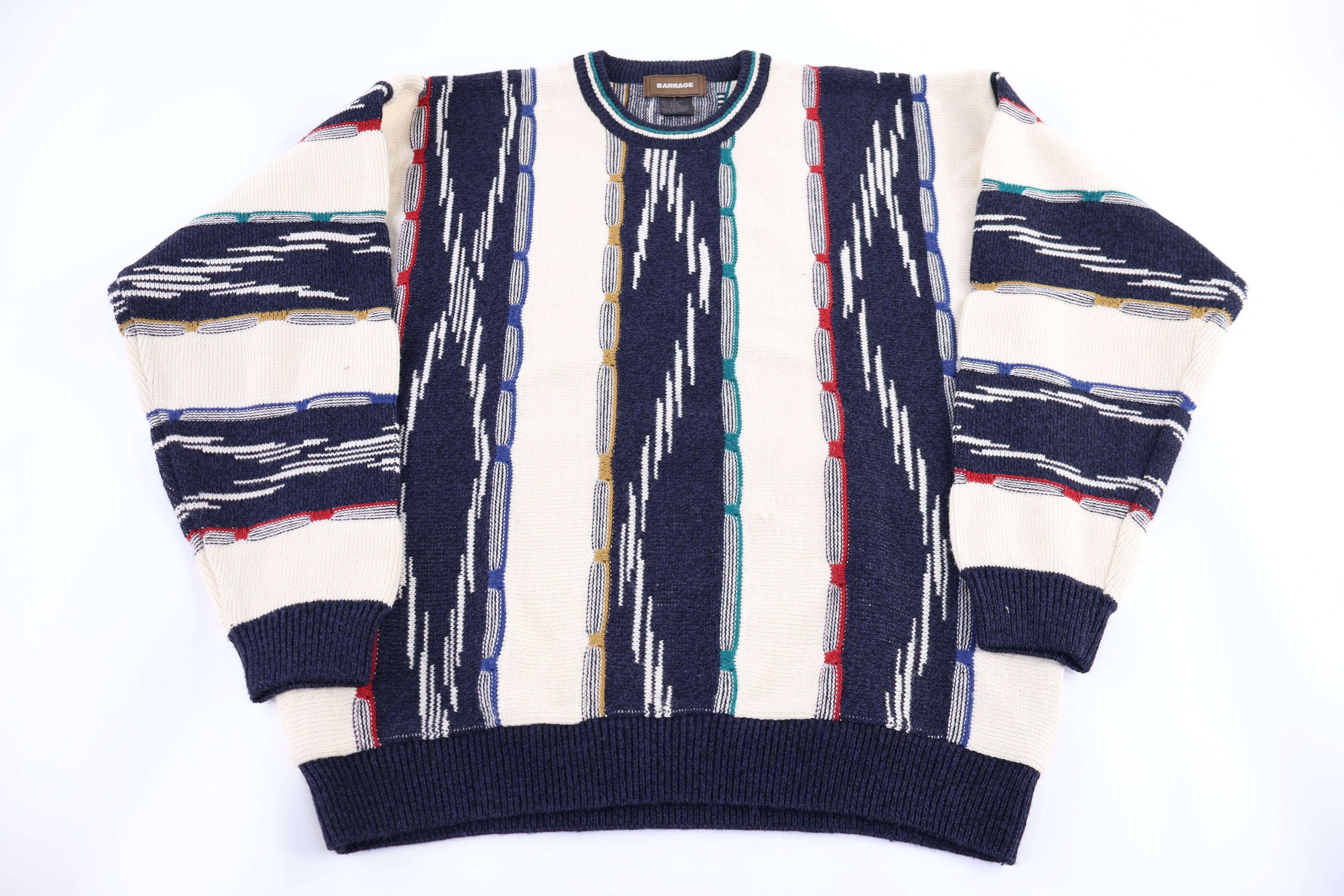90's Barrage Multicolor Knit Sweater