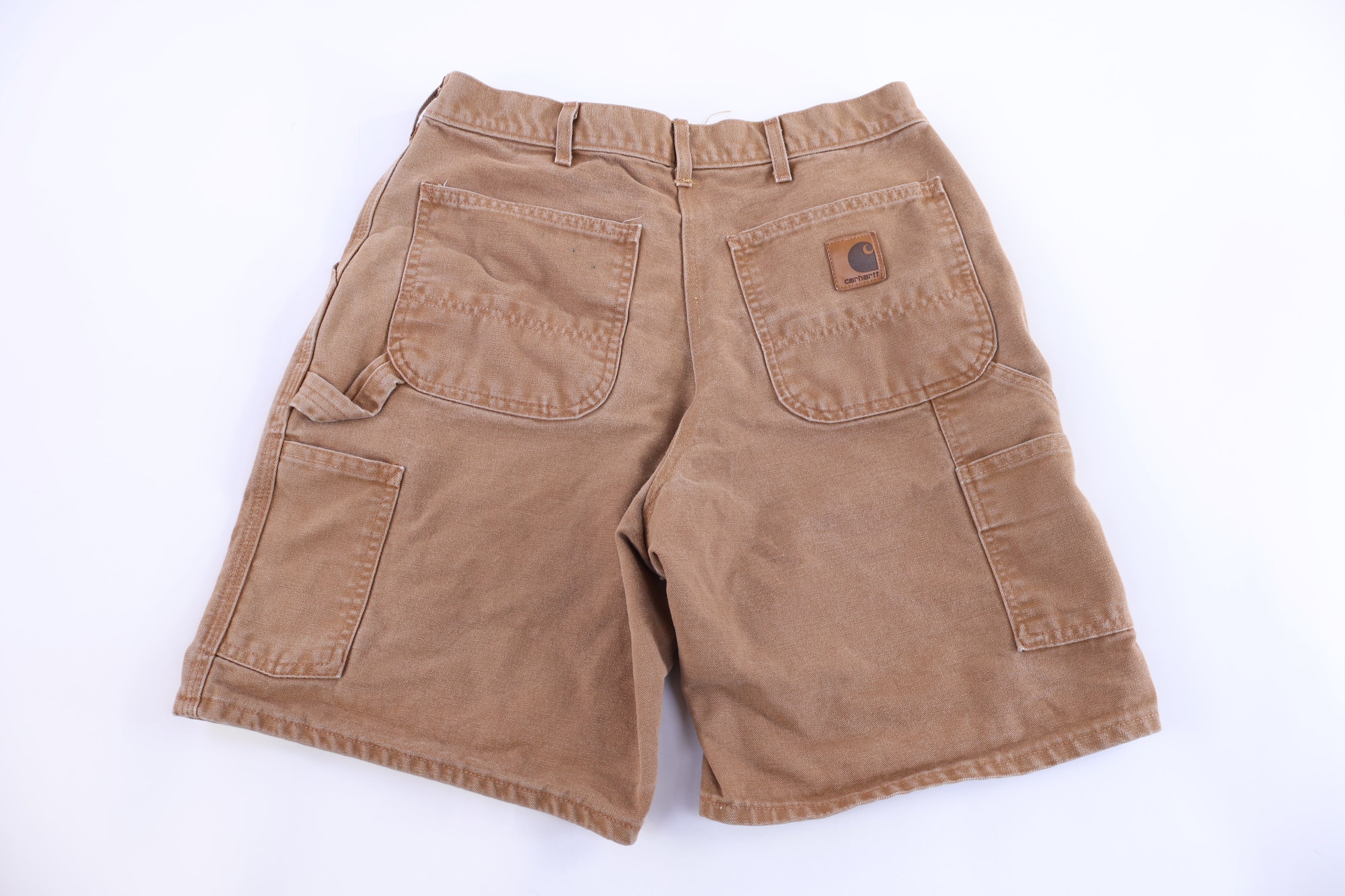 Carhartt Logo Patch Tan Shorts