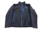 The North Face Embroidered Logo Blue & Black Full Zip Jacket