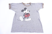 70's Mickey Mouse Graphic Ringer T-shirt
