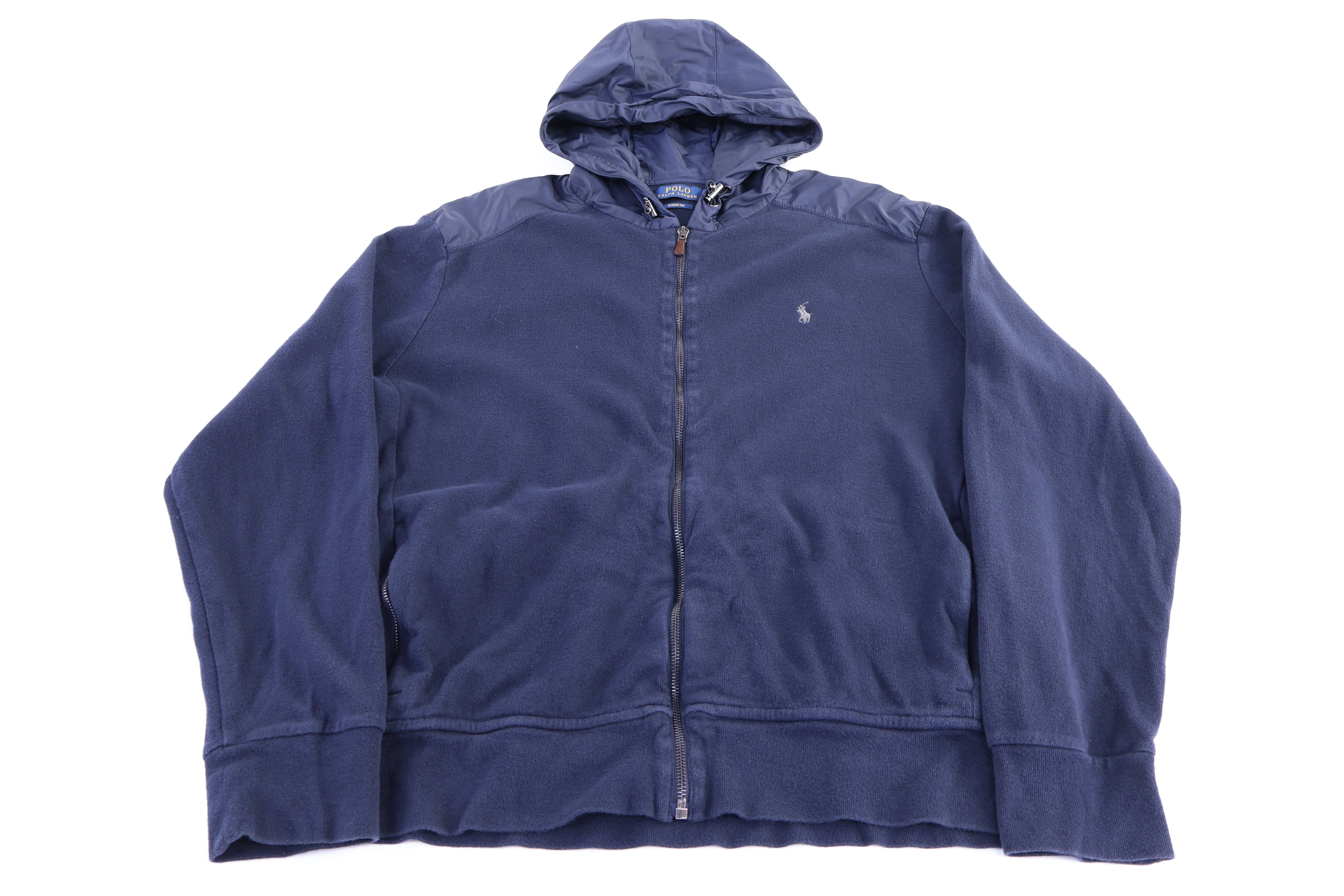 Polo Ralph Lauren Embroidered Logo Blue Full Zip Hoodie