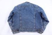 Vintage Levi's Dark Wash Blanket Lined Denim Jacket