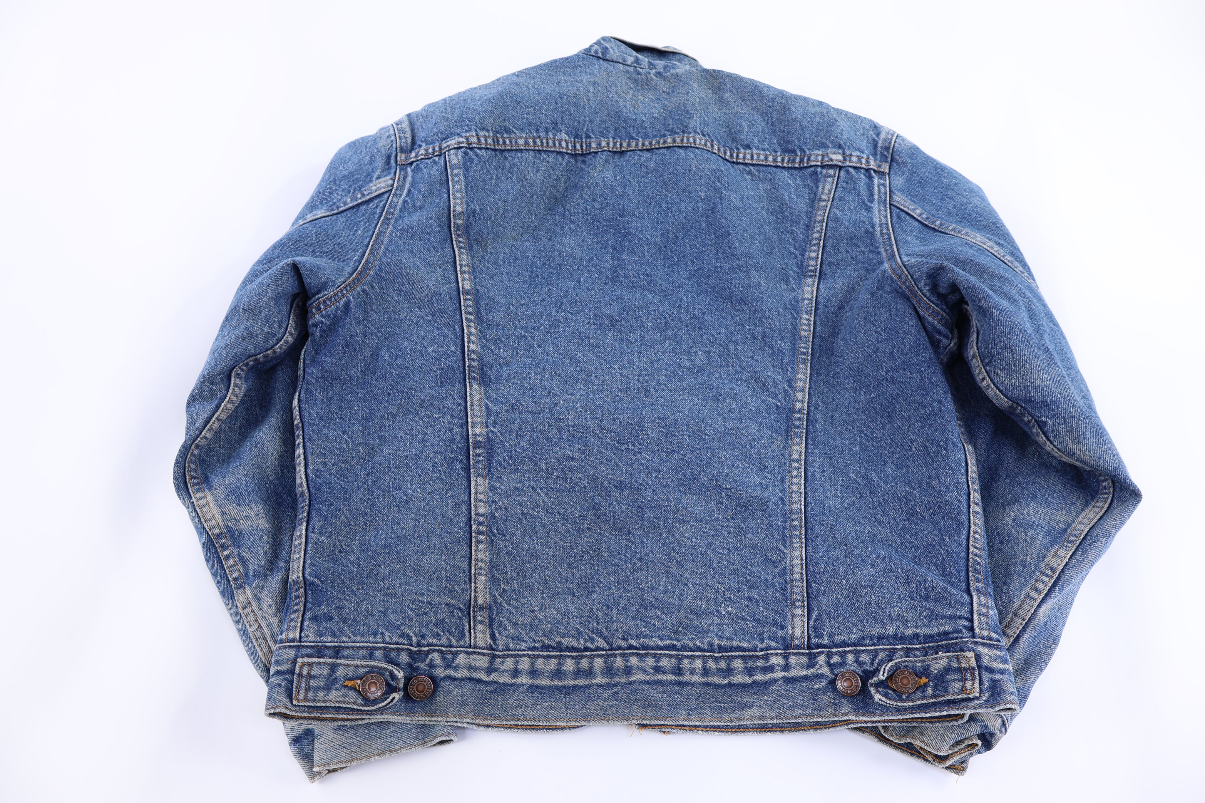 Vintage Levi's Dark Wash Blanket Lined Denim Jacket