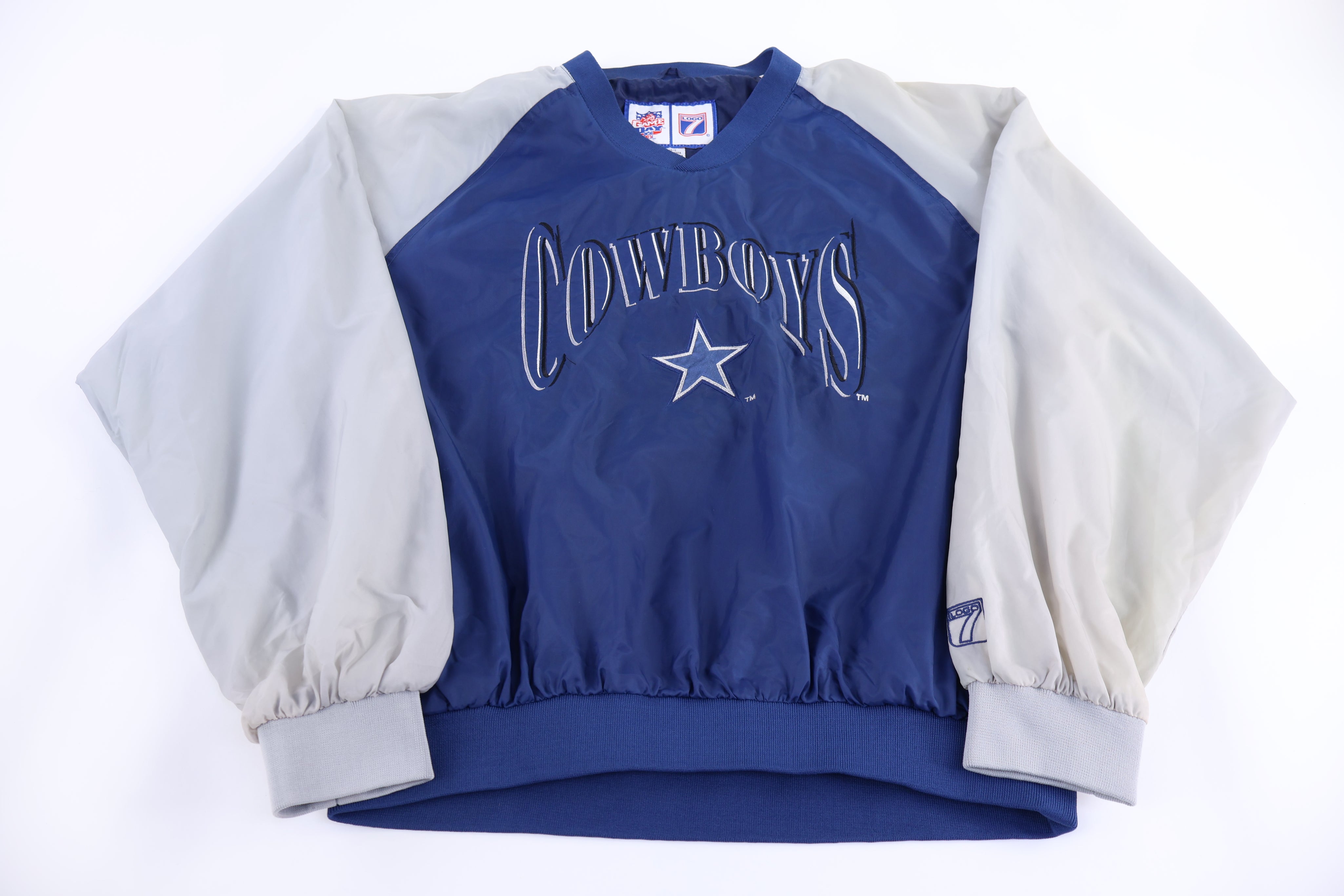90's Dallas Cowboys Football Pullover Windbreaker