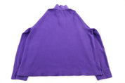 Polo by Ralph Lauren Embroidered Logo Purple Quarter Zip Sweater