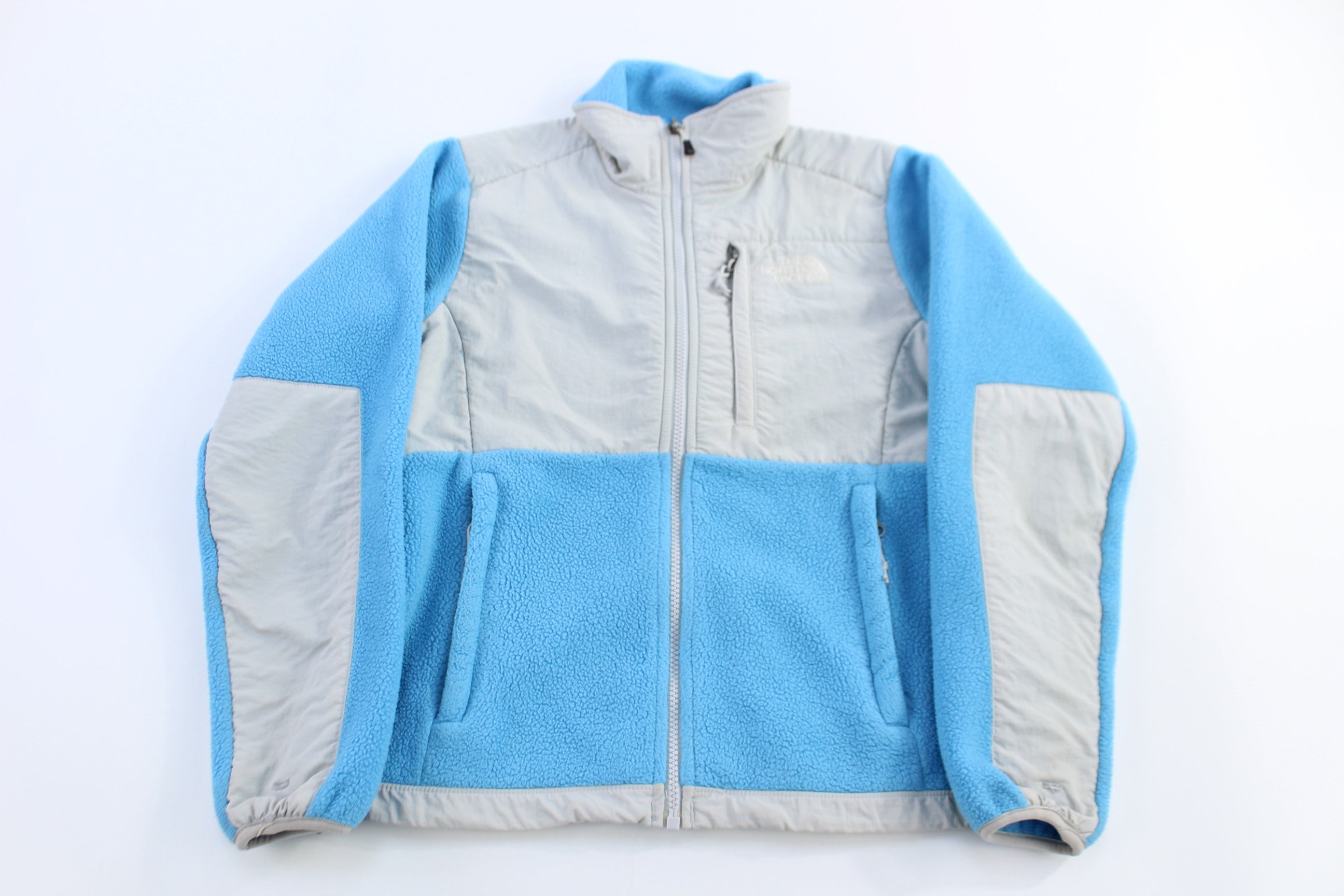 Women's The North Face Grey & Blue Full Zip Jacket