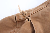 Carhartt Logo Patch Flame Resistant Tan Full Zip Jacket