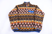 Patagonia Synchilla Logo Patch Multipattern Pullover Sweater