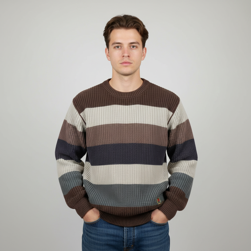 Vintage Tommy Hilfiger Brown Knit Sweater