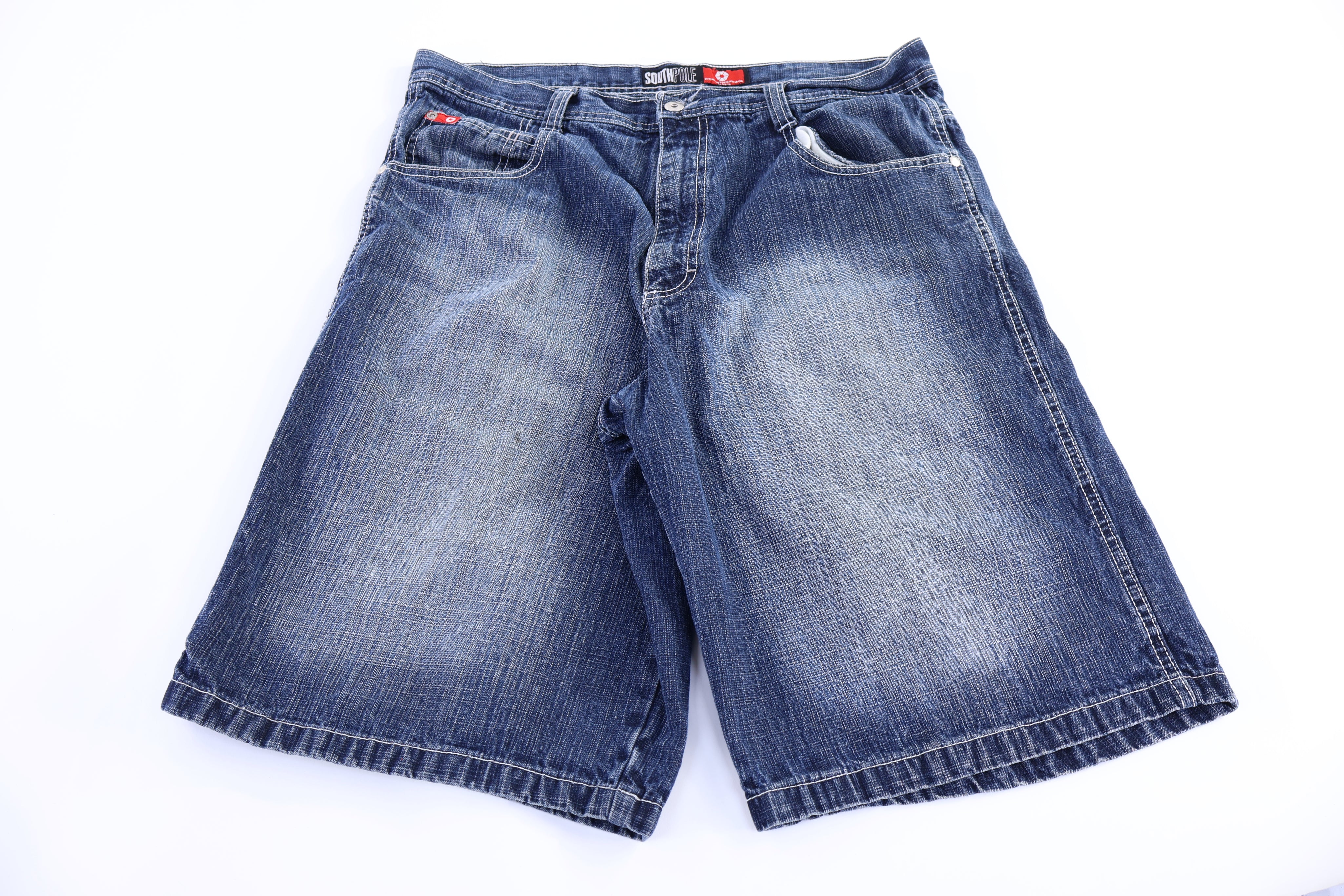 Southpole Dark Wash Shorts