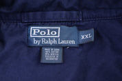 Polo by Ralph Lauren Embroidered Logo Blue Full Zip Jacket