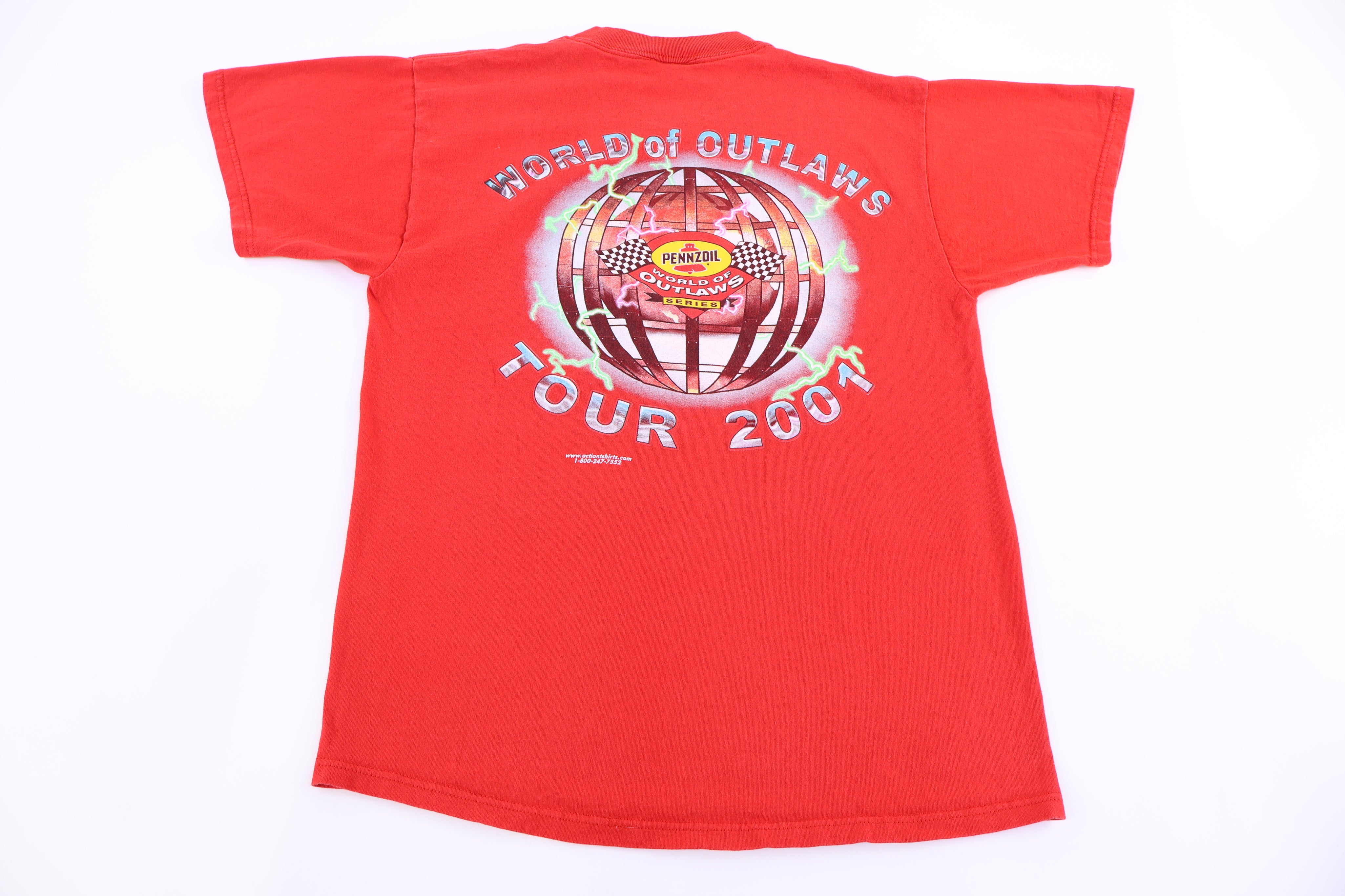 2001 World of Outlaws Racing Tour T-shirt