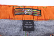 Y2K Brooklyn Xpress Dark Wash Denim Shorts