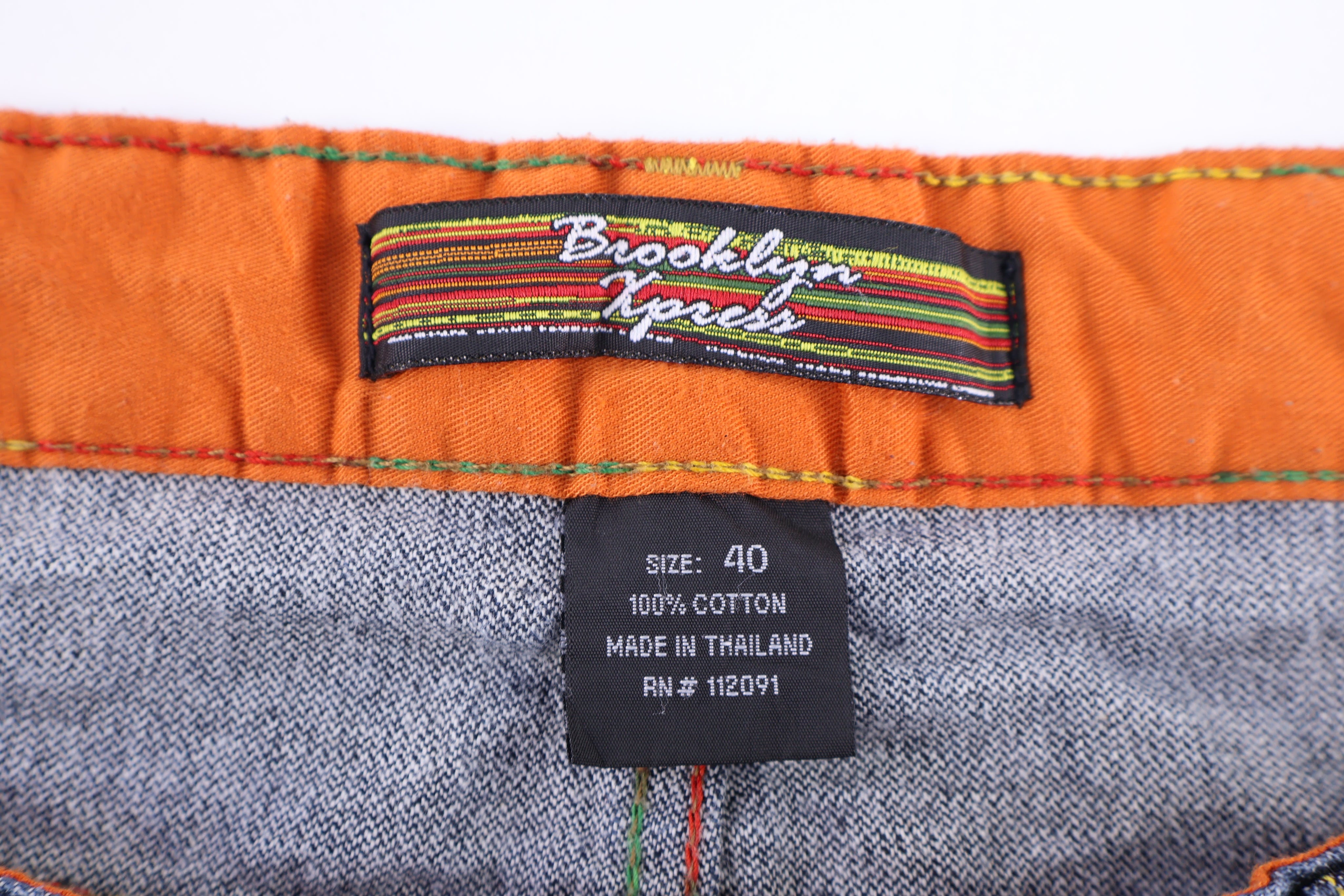 Y2K Brooklyn Xpress Dark Wash Denim Shorts