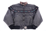 90's Carhartt Aztec Pattern Full Zip Jacket