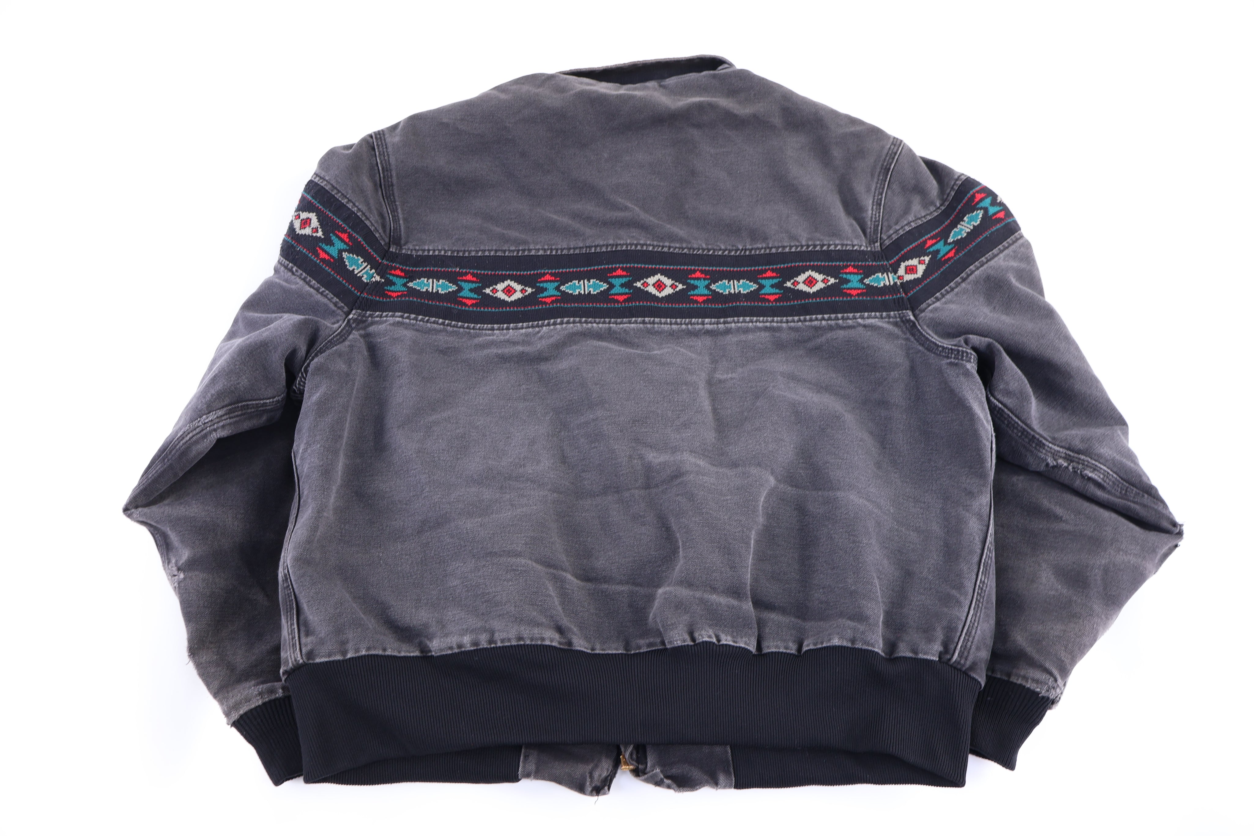 90's Carhartt Aztec Pattern Full Zip Jacket
