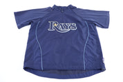 Majestic Tampa Bay Rays Short Sleeve Pullover Windbreaker