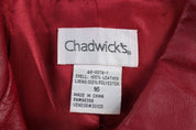 Women's Vintage Chadwick's Red Leather Jacket