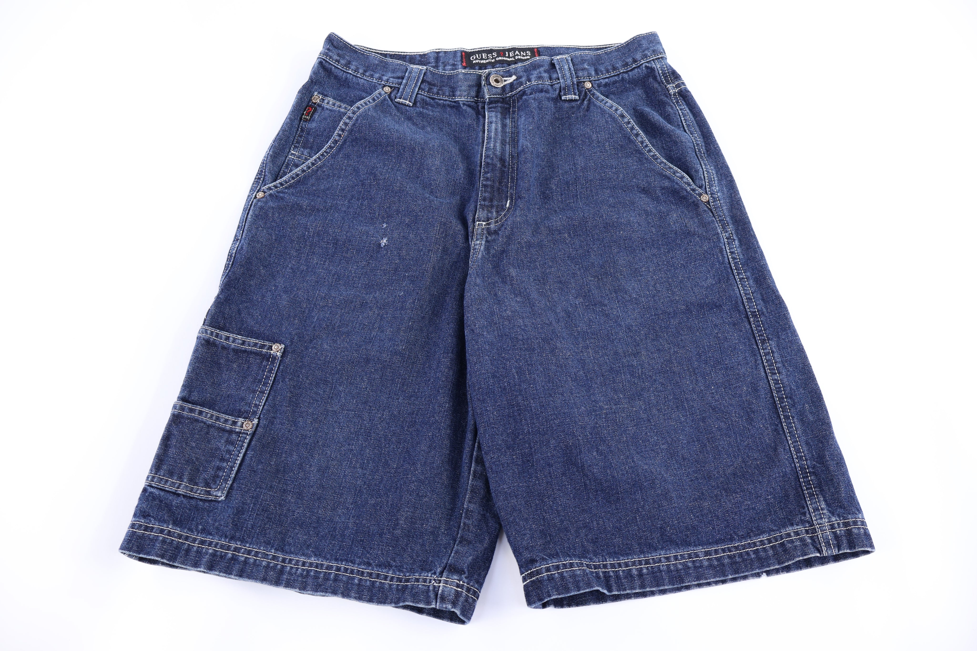 Y2K Guess Jeans Dark Wash Denim Shorts
