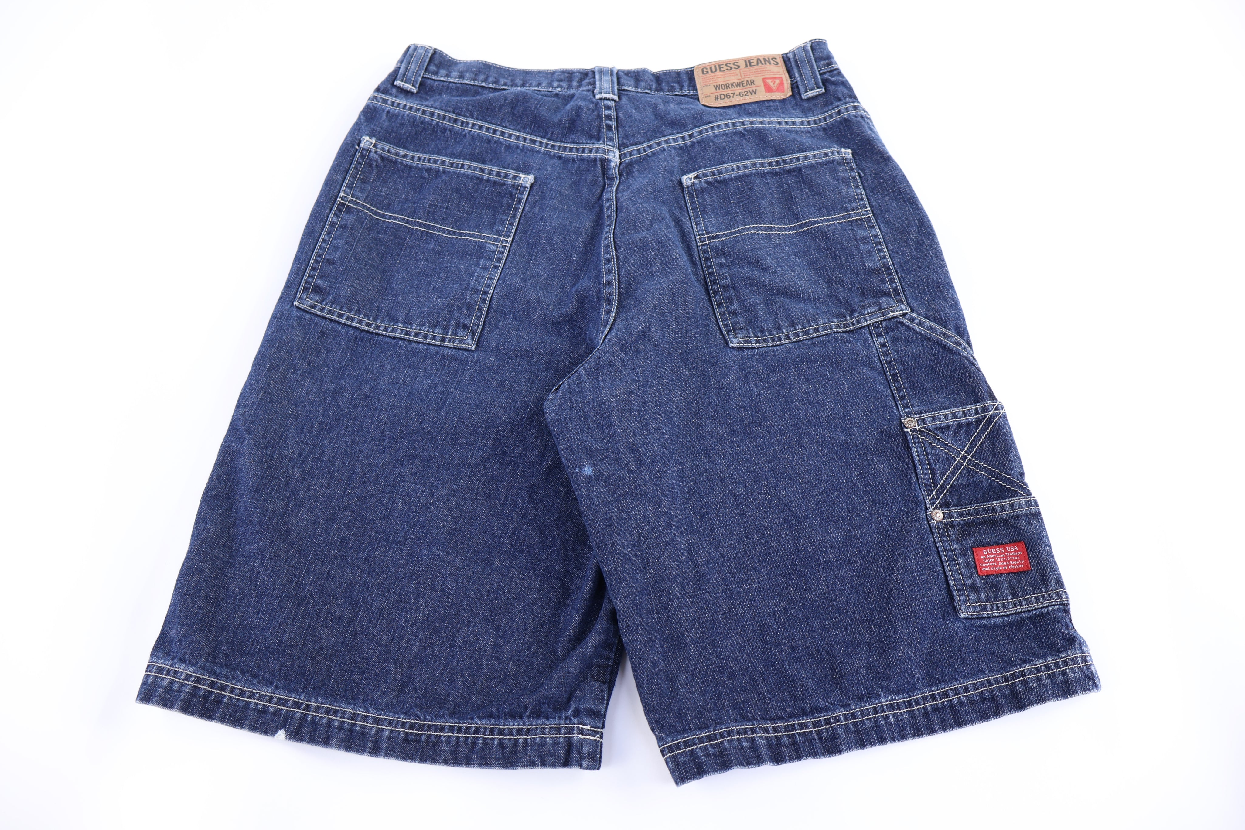 Y2K Guess Jeans Dark Wash Denim Shorts