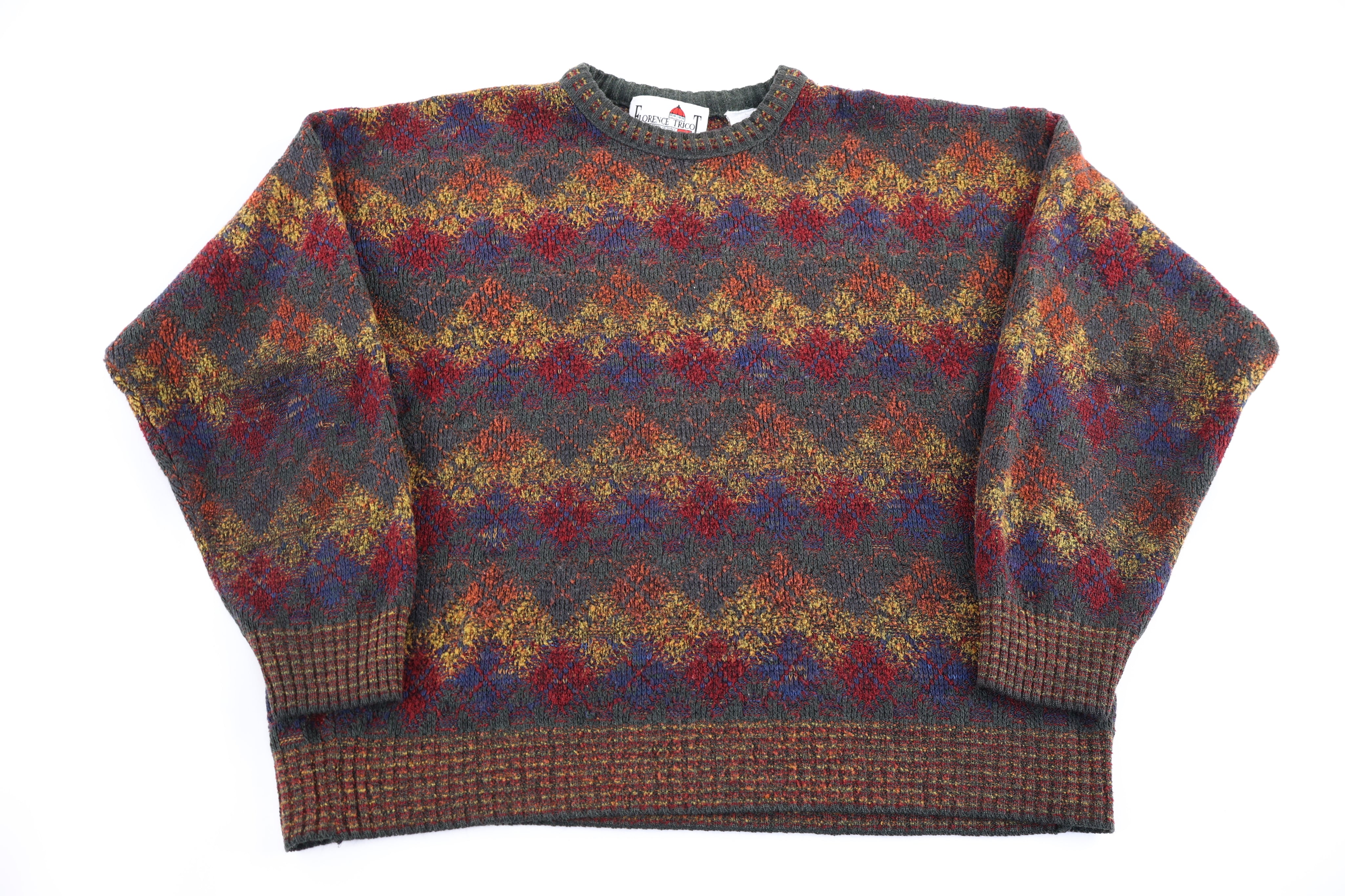 Florence Tricot Multipattern Knit Sweater