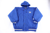 90's Dallas Cowboys Football Full Zip Puffer Jacket