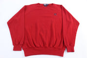 Polo by Ralph Lauren Embroidered Logo Red Knit Sweater