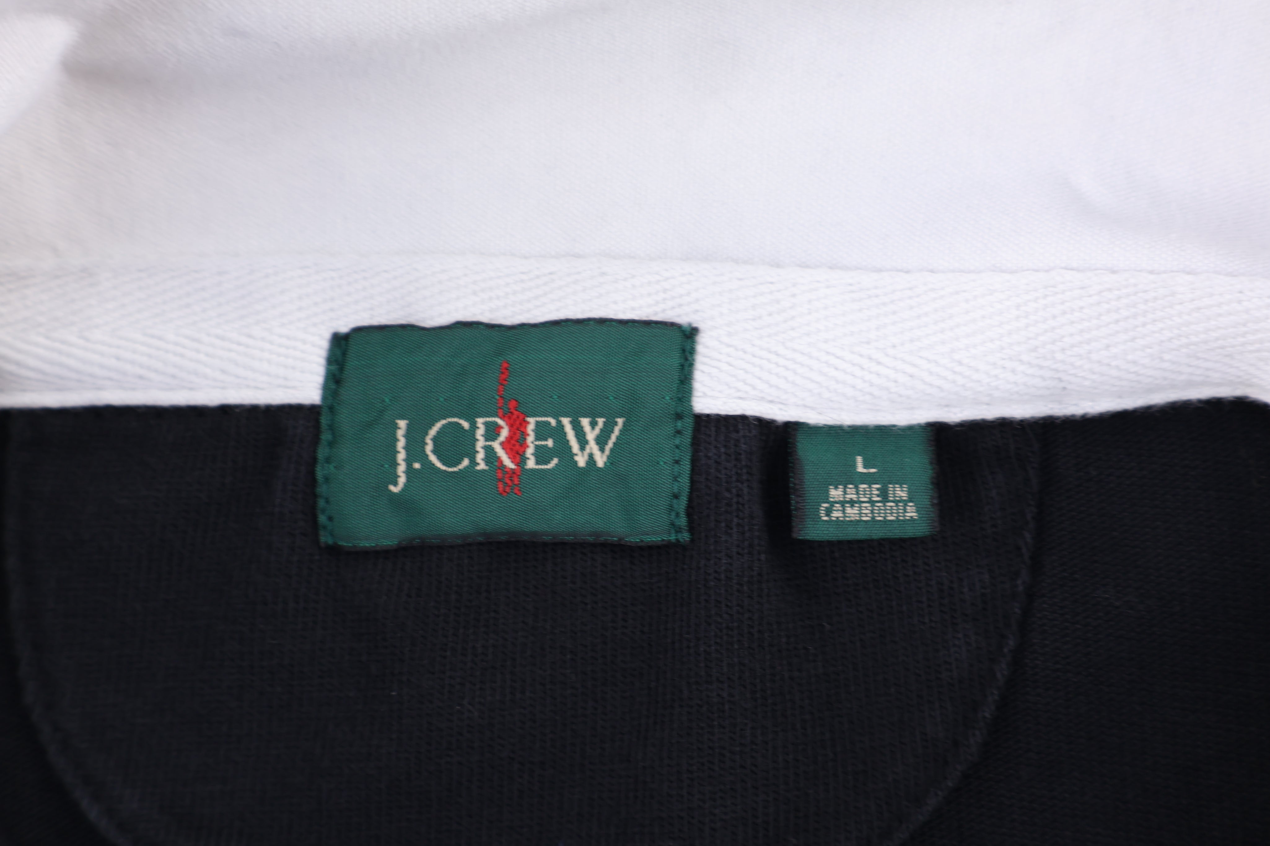 Vintage J. Crew Black LS Button Up