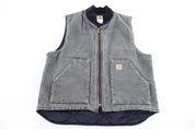 Carhartt Logo Patch Green Full Zip Vest
