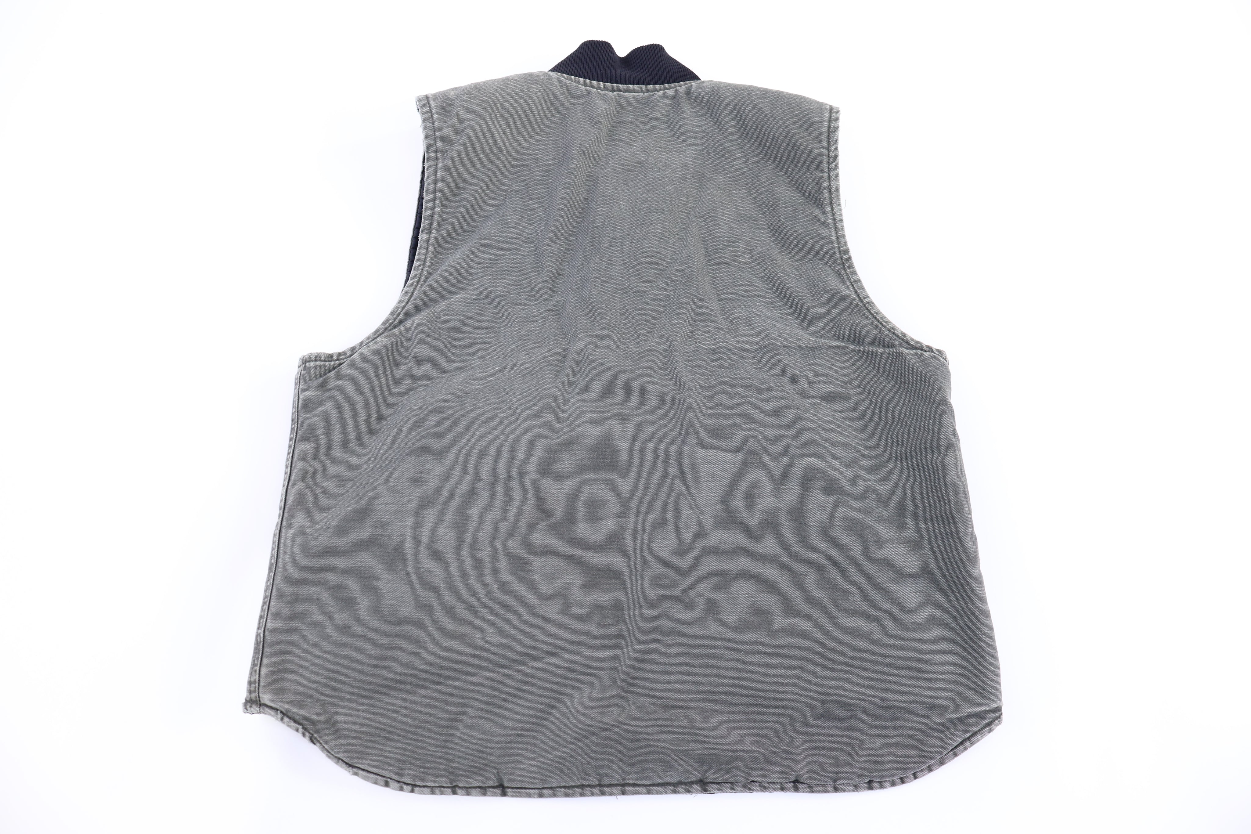 Carhartt Logo Patch Green Full Zip Vest