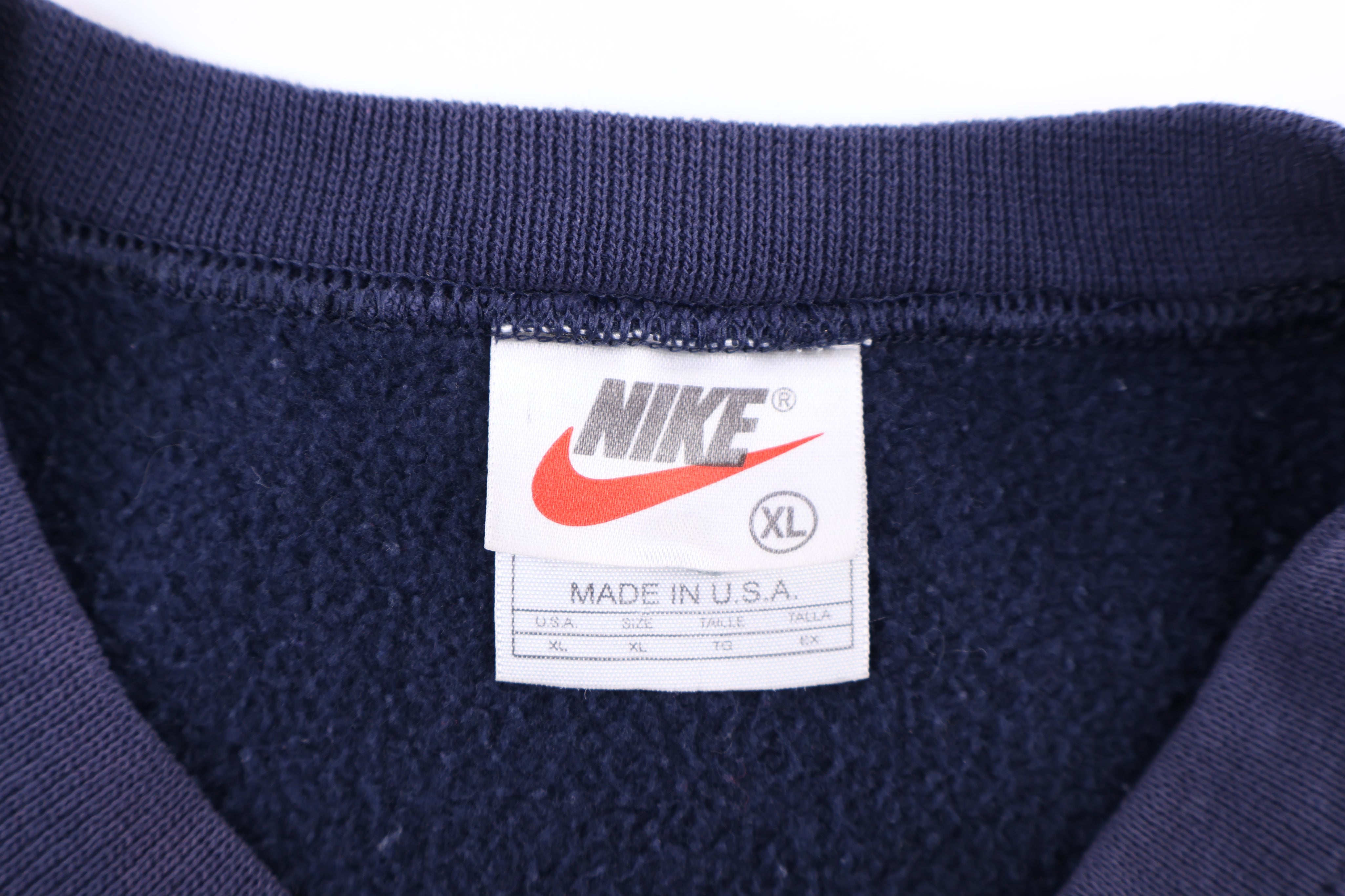 90's Nike Embroidered Logo Blue Sweatshirt
