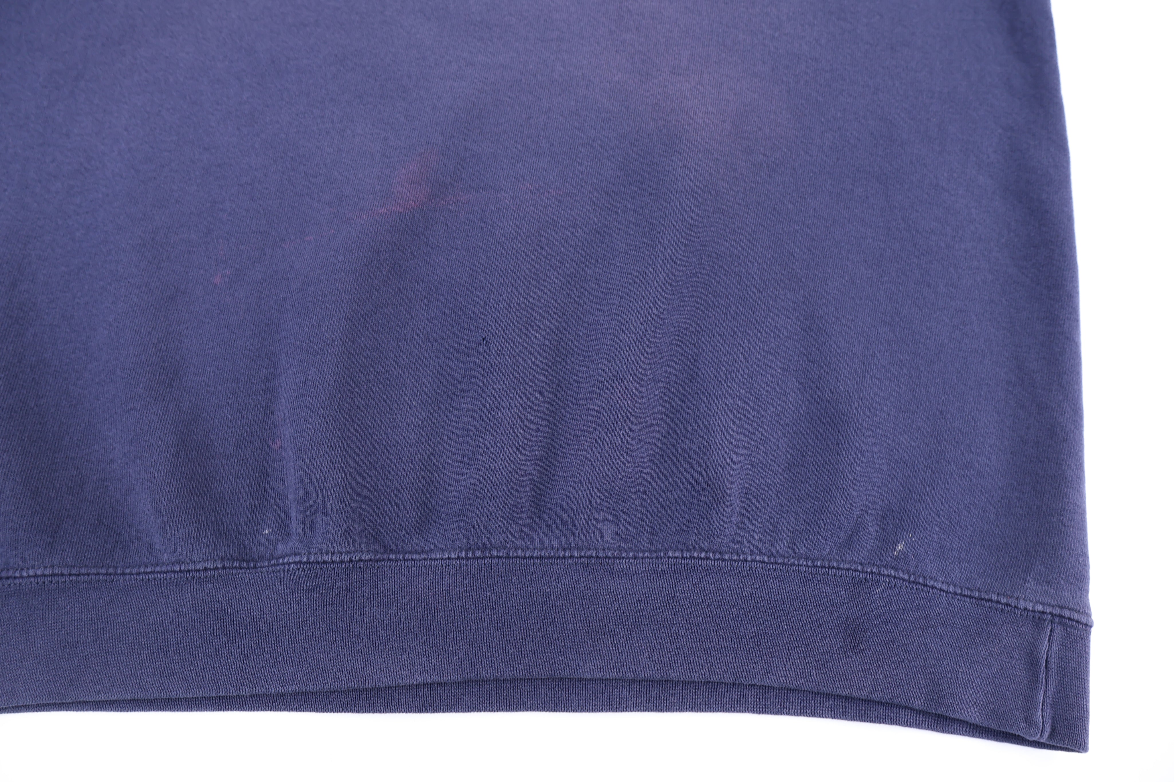 90's Nike Embroidered Logo Blue Sweatshirt