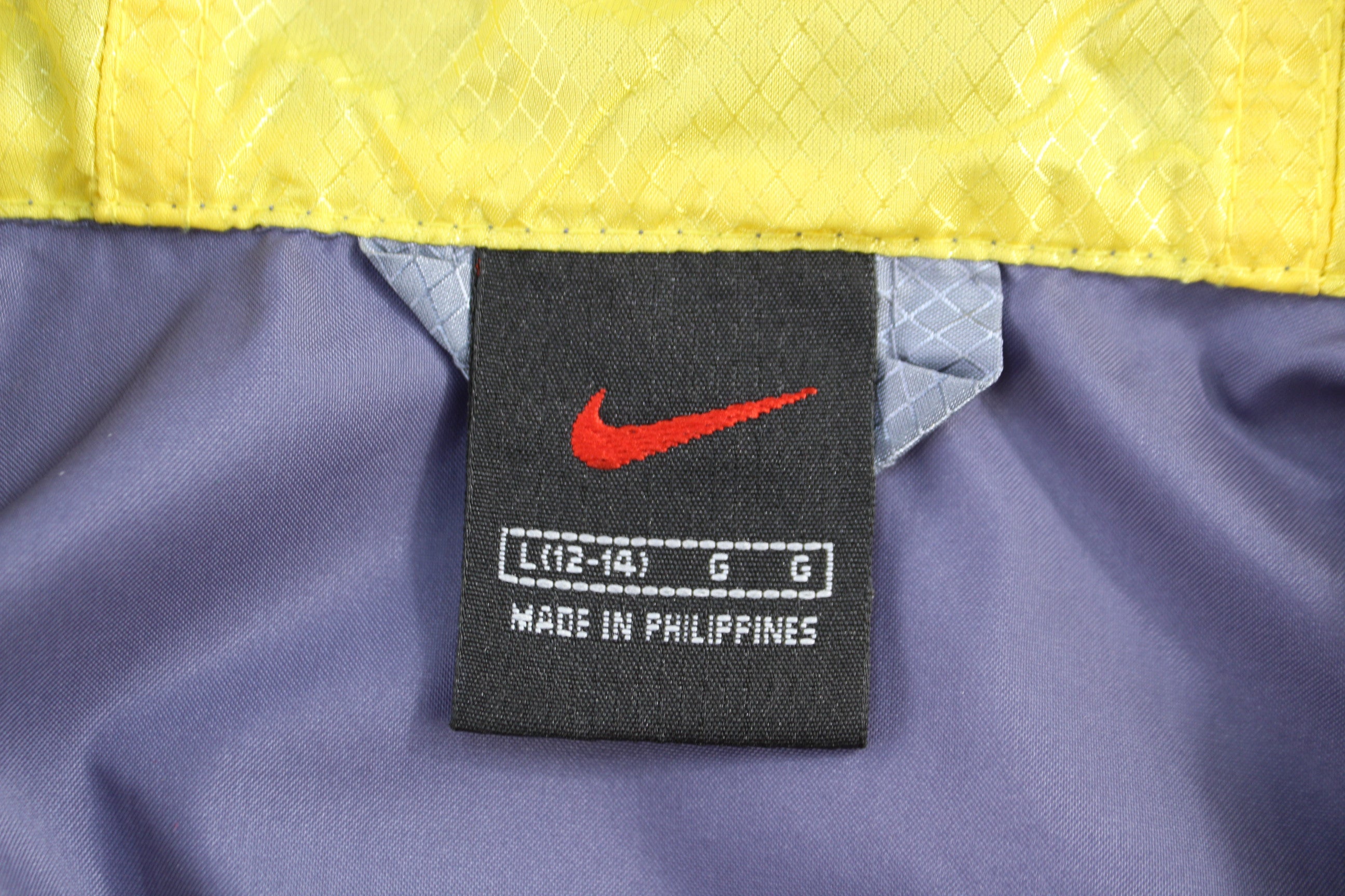 Vintage Nike Grey, Purple Full Zip Windbreaker