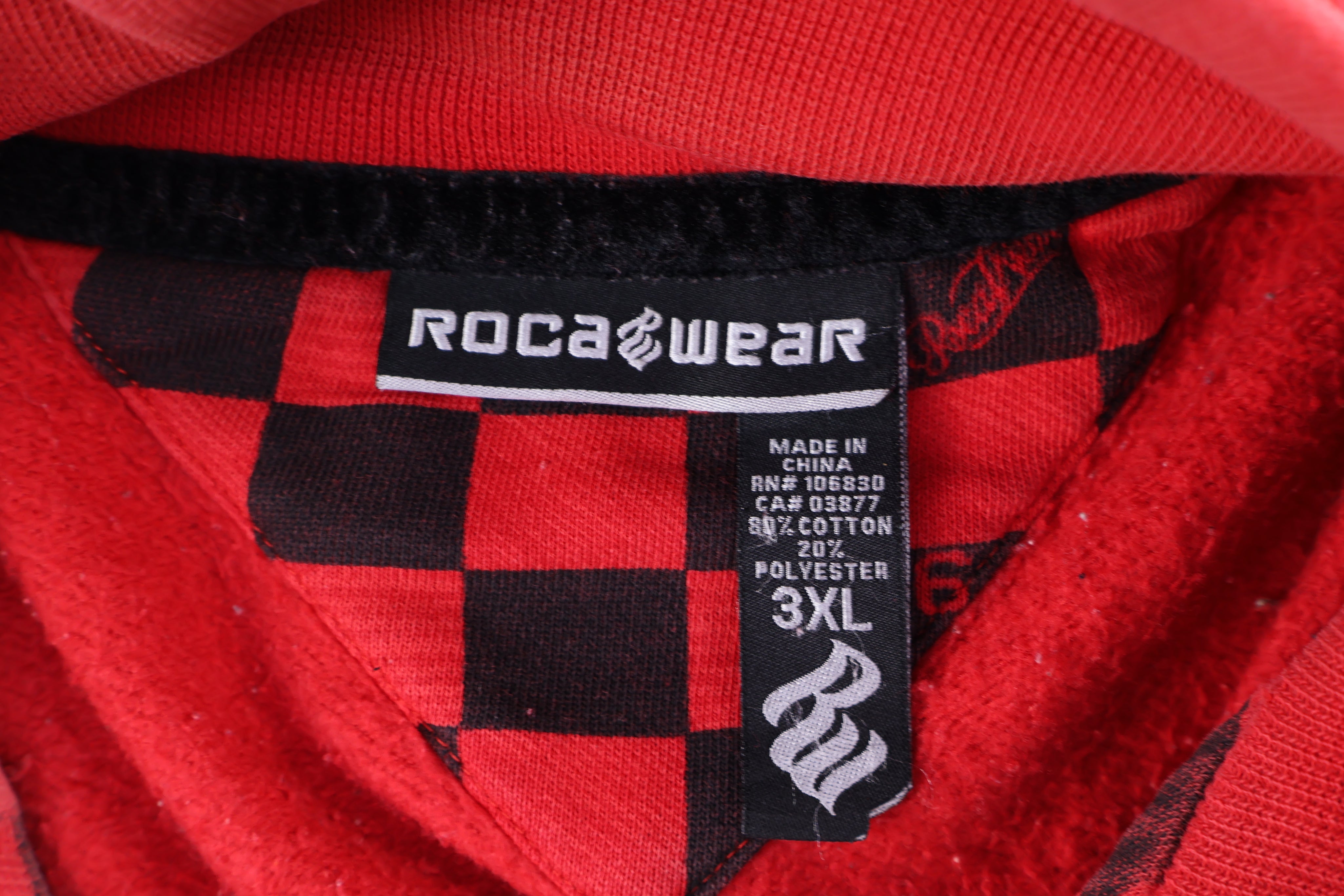 Rocawear Checkered Full Zip Hoodie