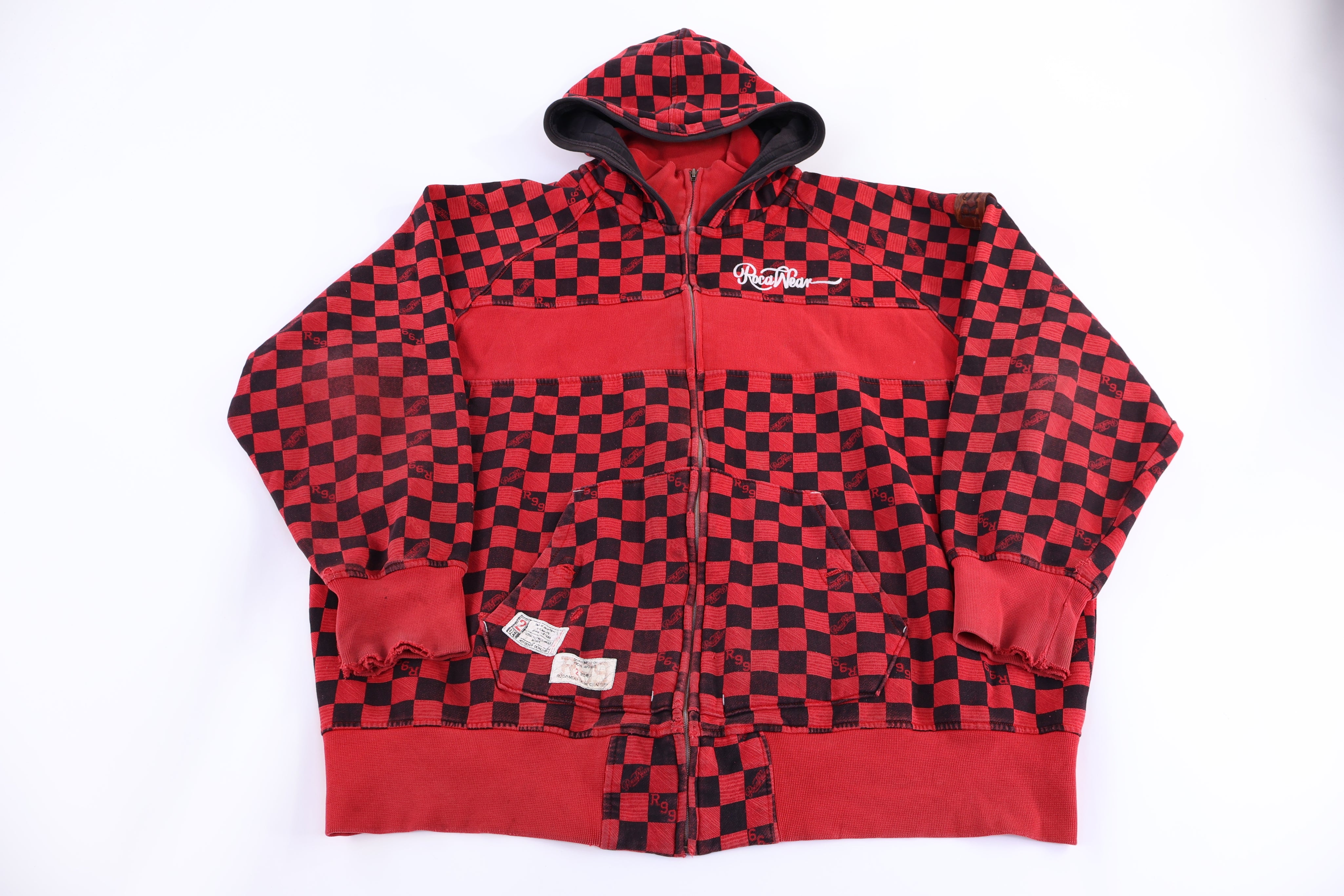 Rocawear Checkered Full Zip Hoodie