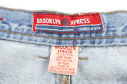 Brooklyn Xpress Light Wash Denim Shorts