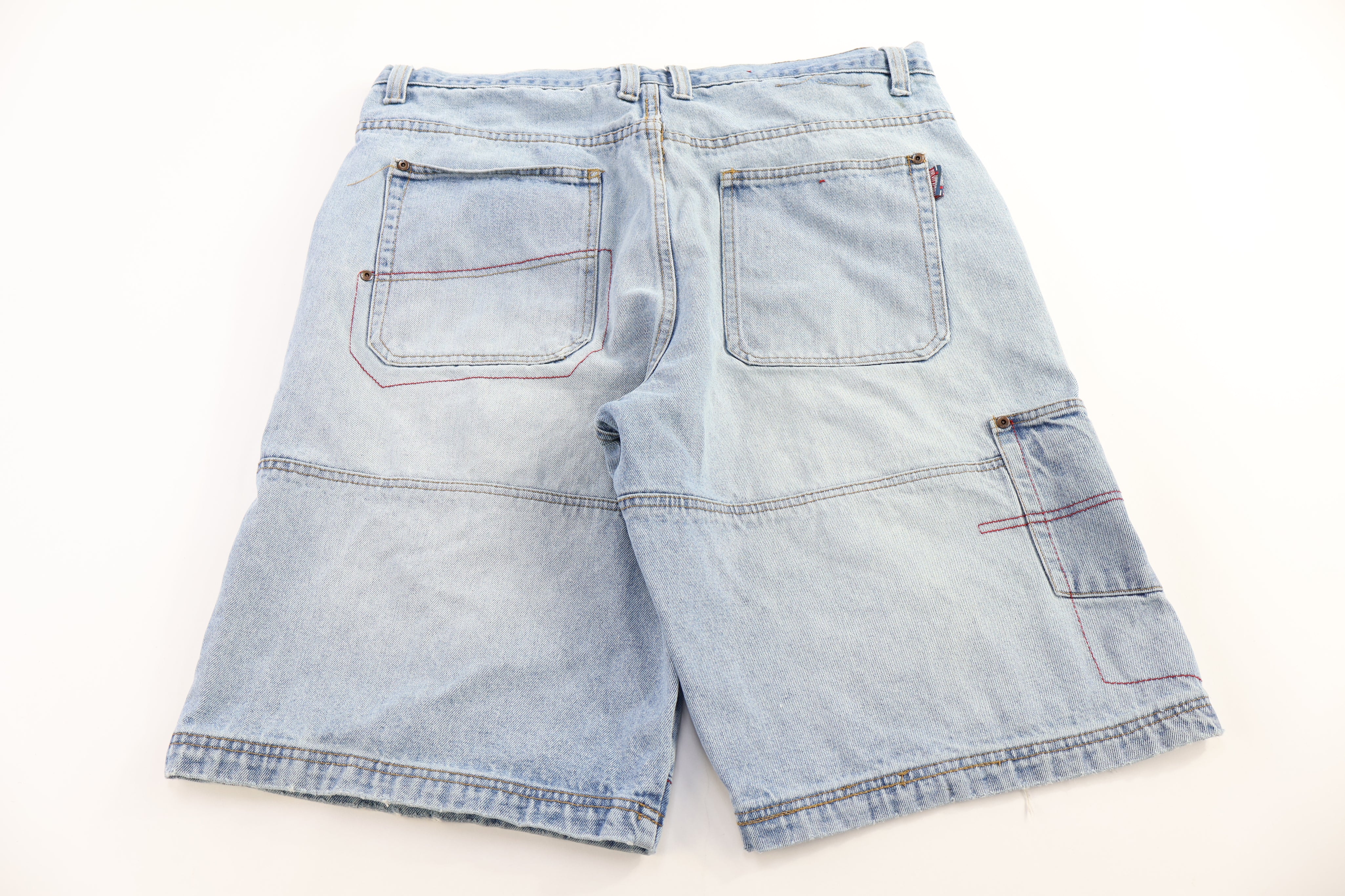 Brooklyn Xpress Light Wash Denim Shorts