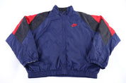 90's Nike Embroidered Logo Full Zip Multicolor Jacket