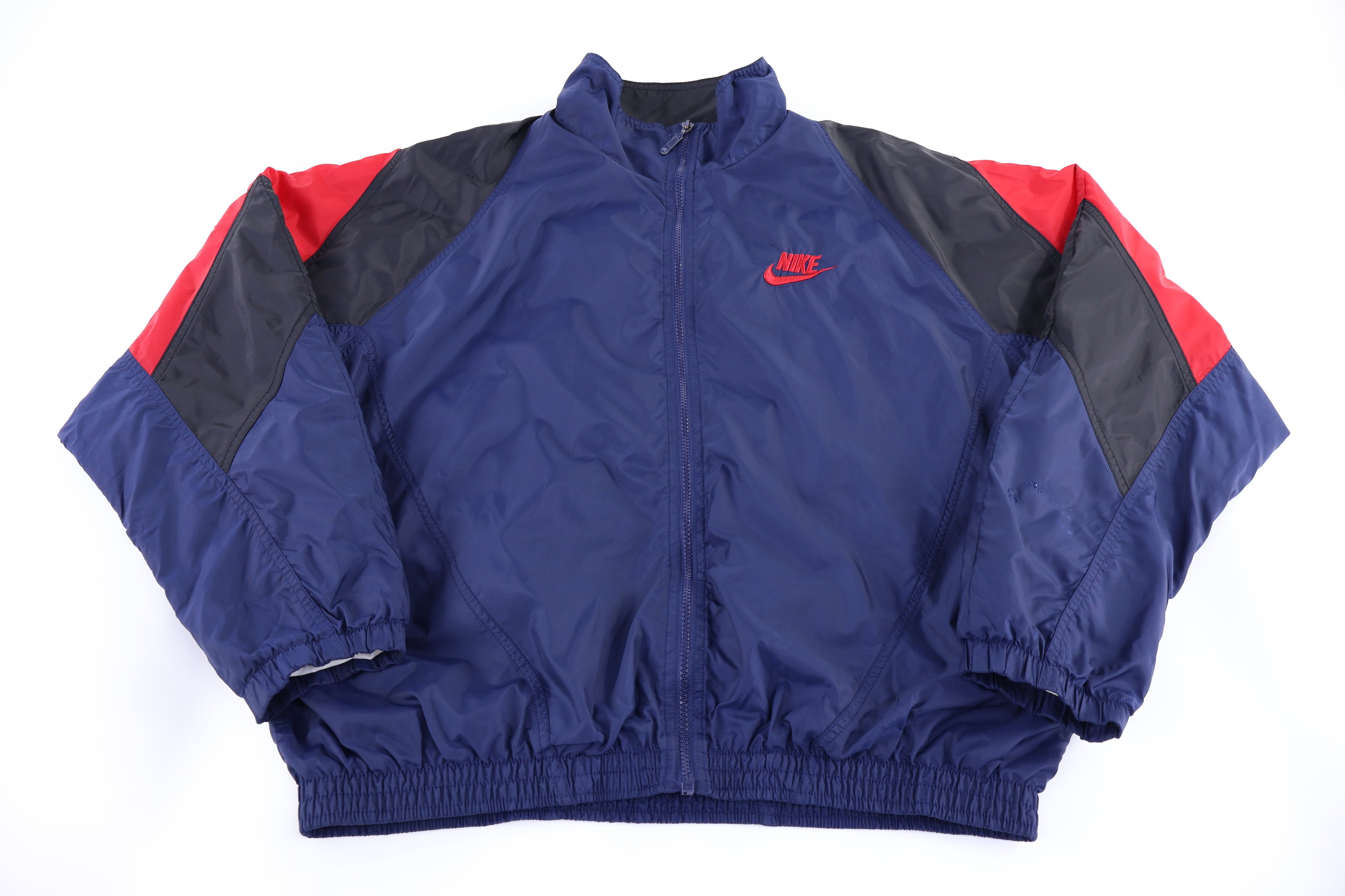 90's Nike Embroidered Logo Full Zip Multicolor Jacket