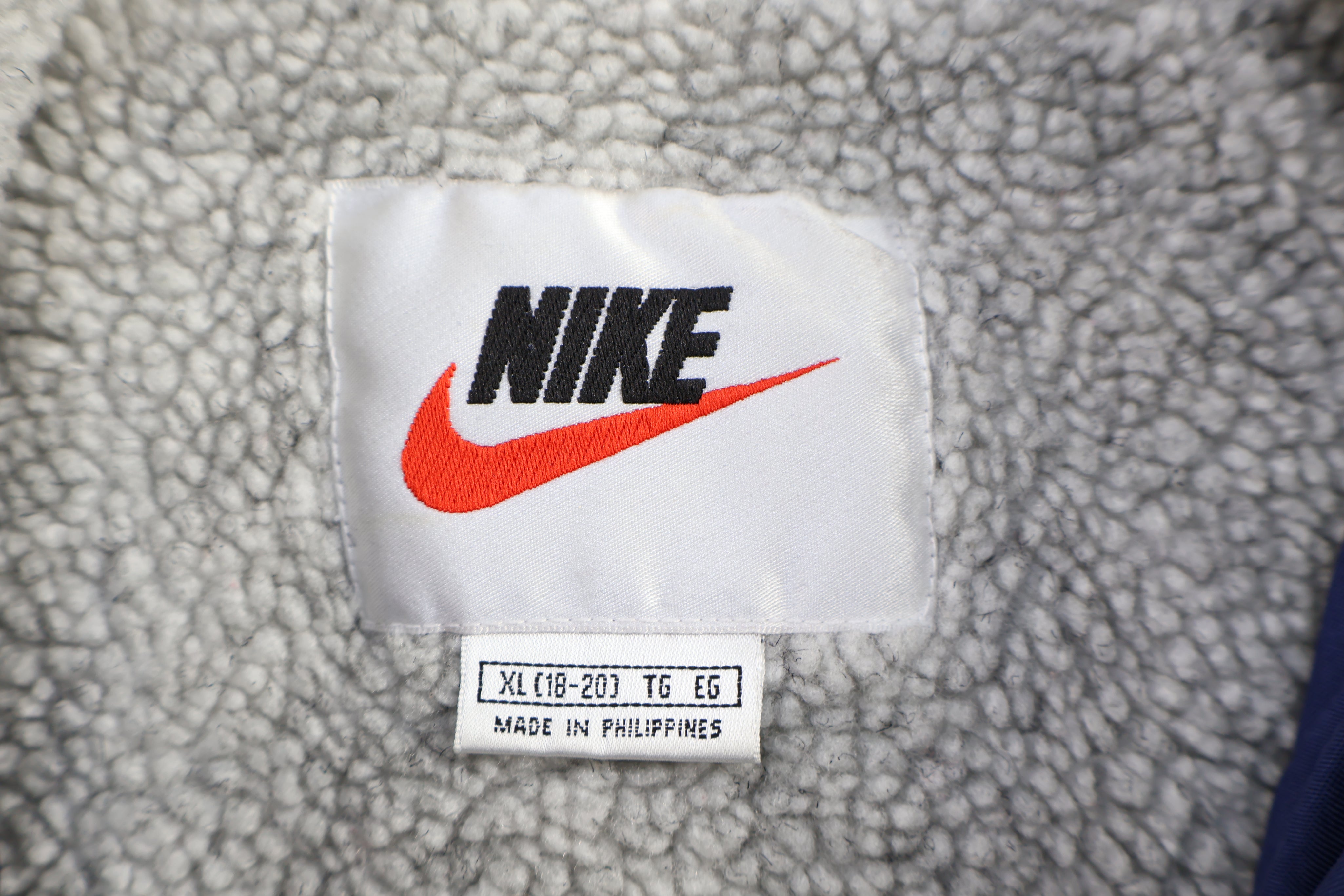 Women's Nike Embroidered Logo Blue Full Zip Parka
