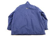 Women's Nike Embroidered Logo Blue Full Zip Parka