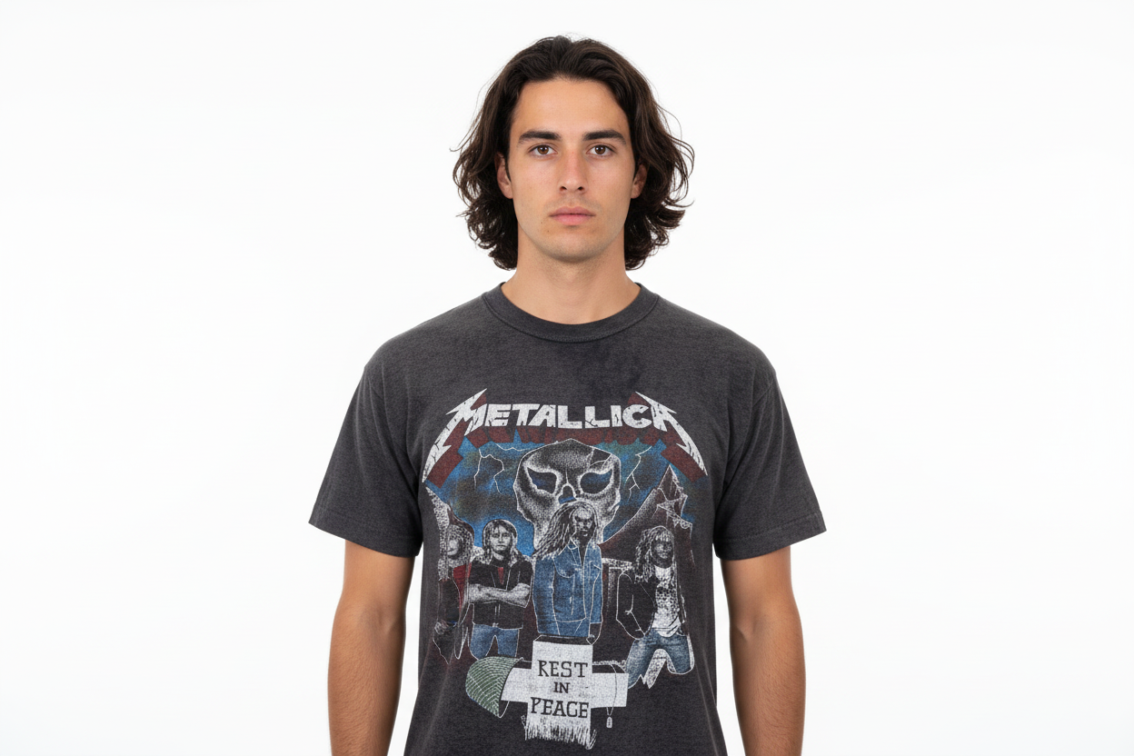 1987 Metallica Lives On Tour T-shirt
