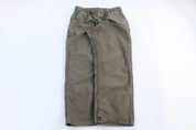 Carhartt Logo Patch Brown Pants