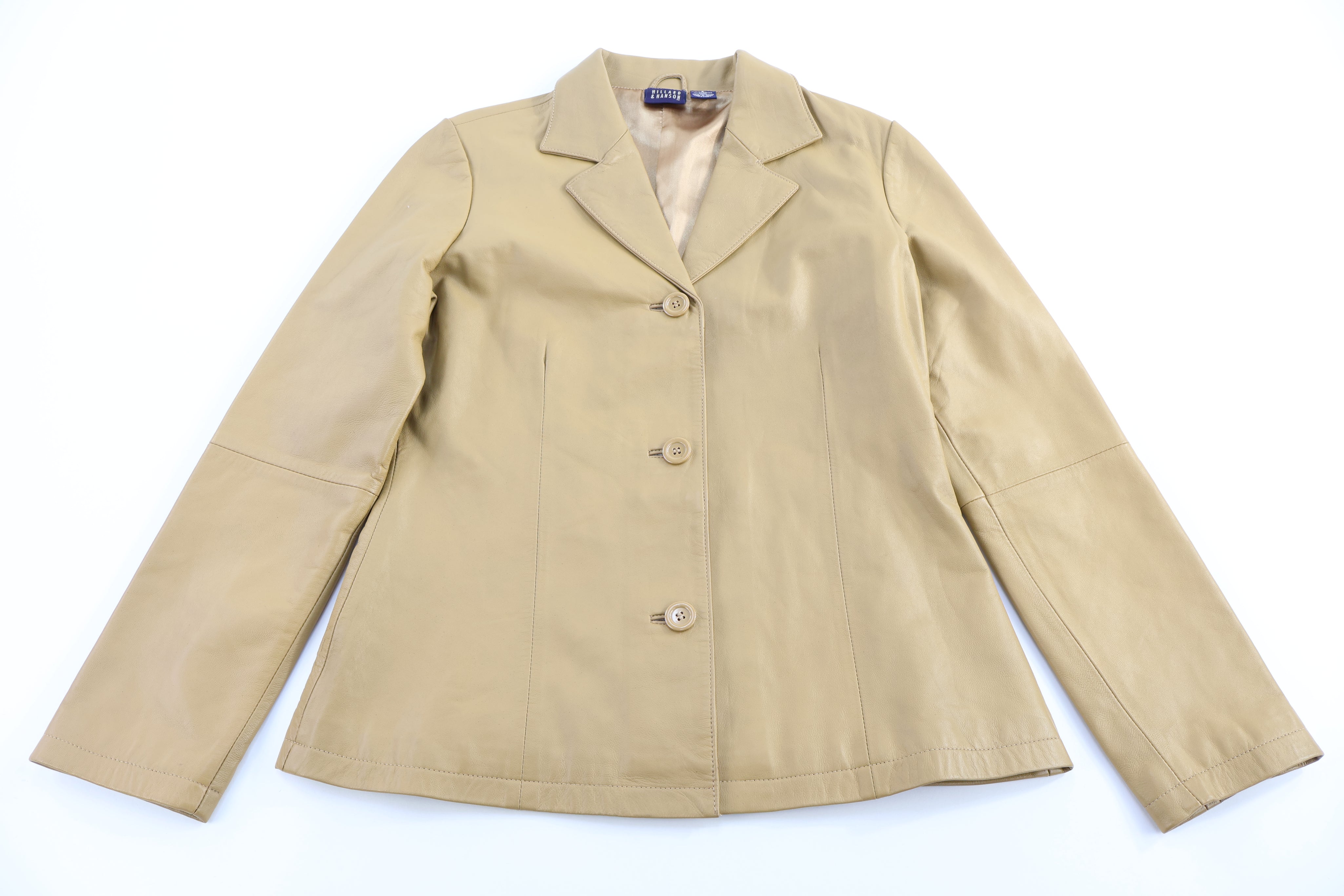 Women's Vintage Hillard & Hanson Tan Leather Jacket