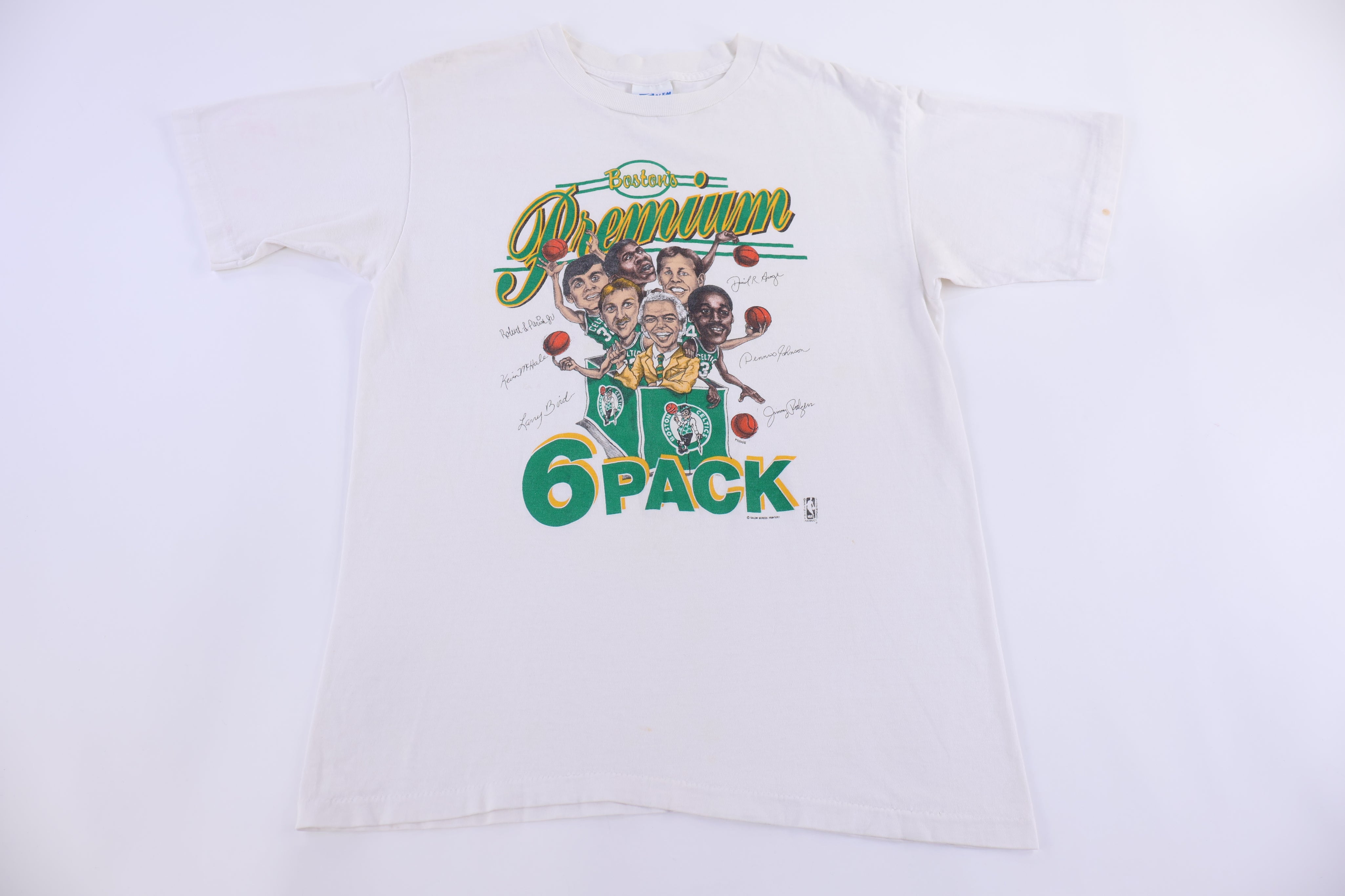 80's Boston Celtics 6 Premium Packs T-shirt