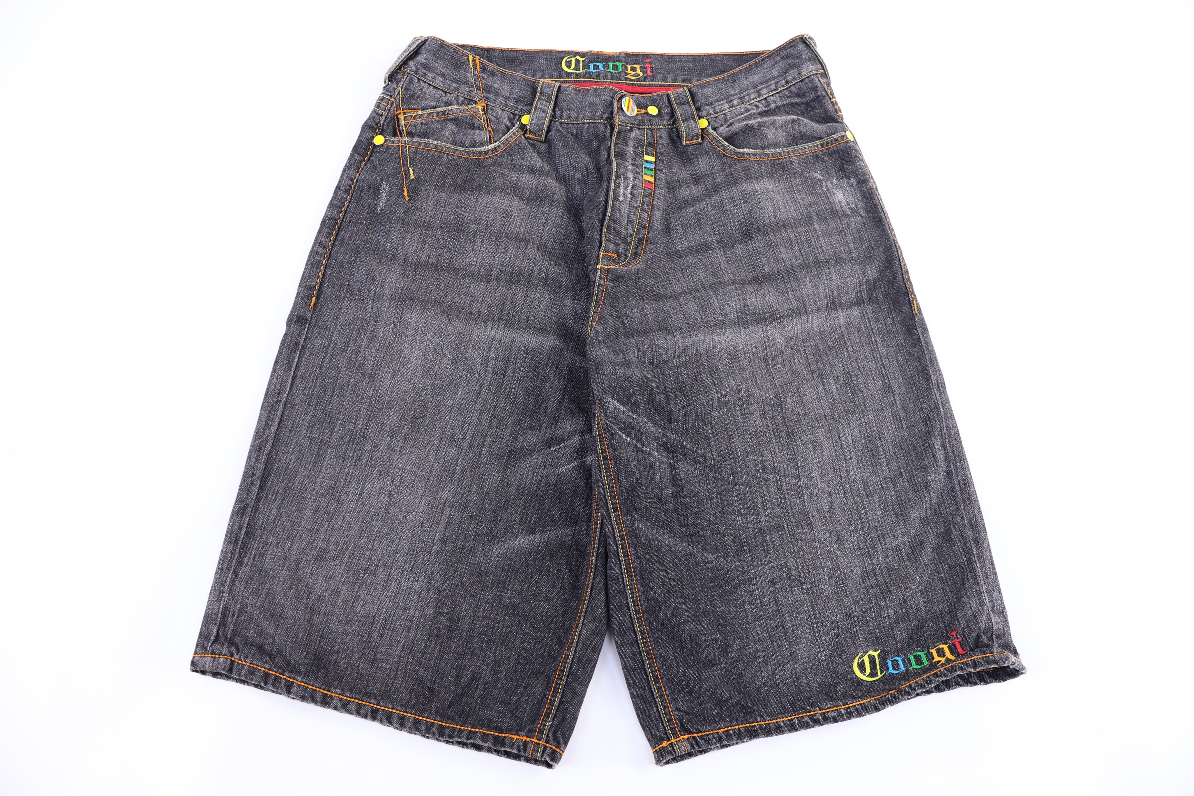 Y2K Coogi Dark Wash Denim Shorts