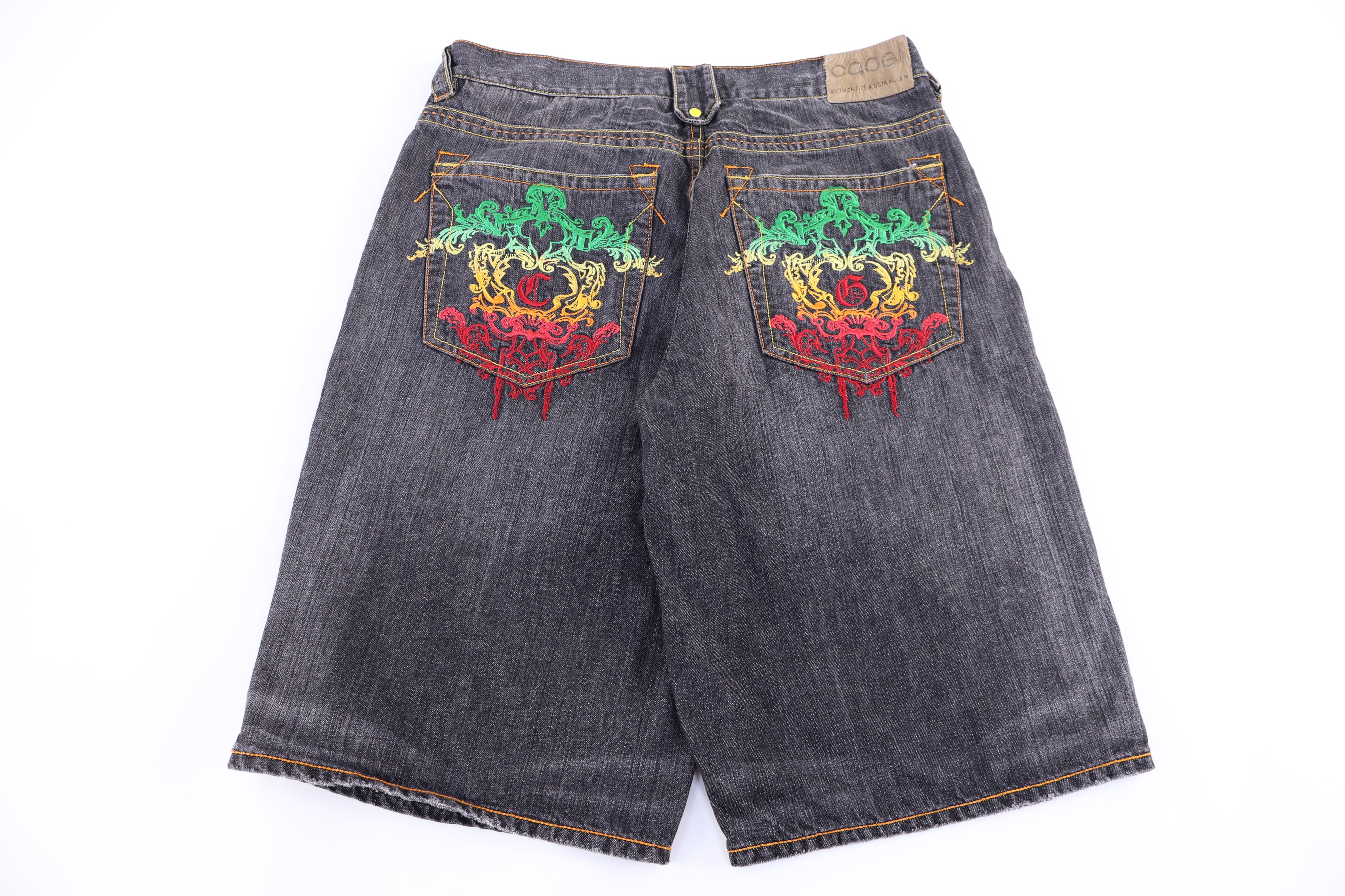 Y2K Coogi Dark Wash Denim Shorts