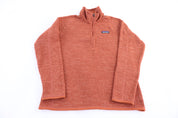 Patagonia Logo Patch Orange Quarter Zip Pullover