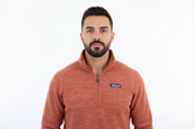 Patagonia Logo Patch Orange Quarter Zip Pullover
