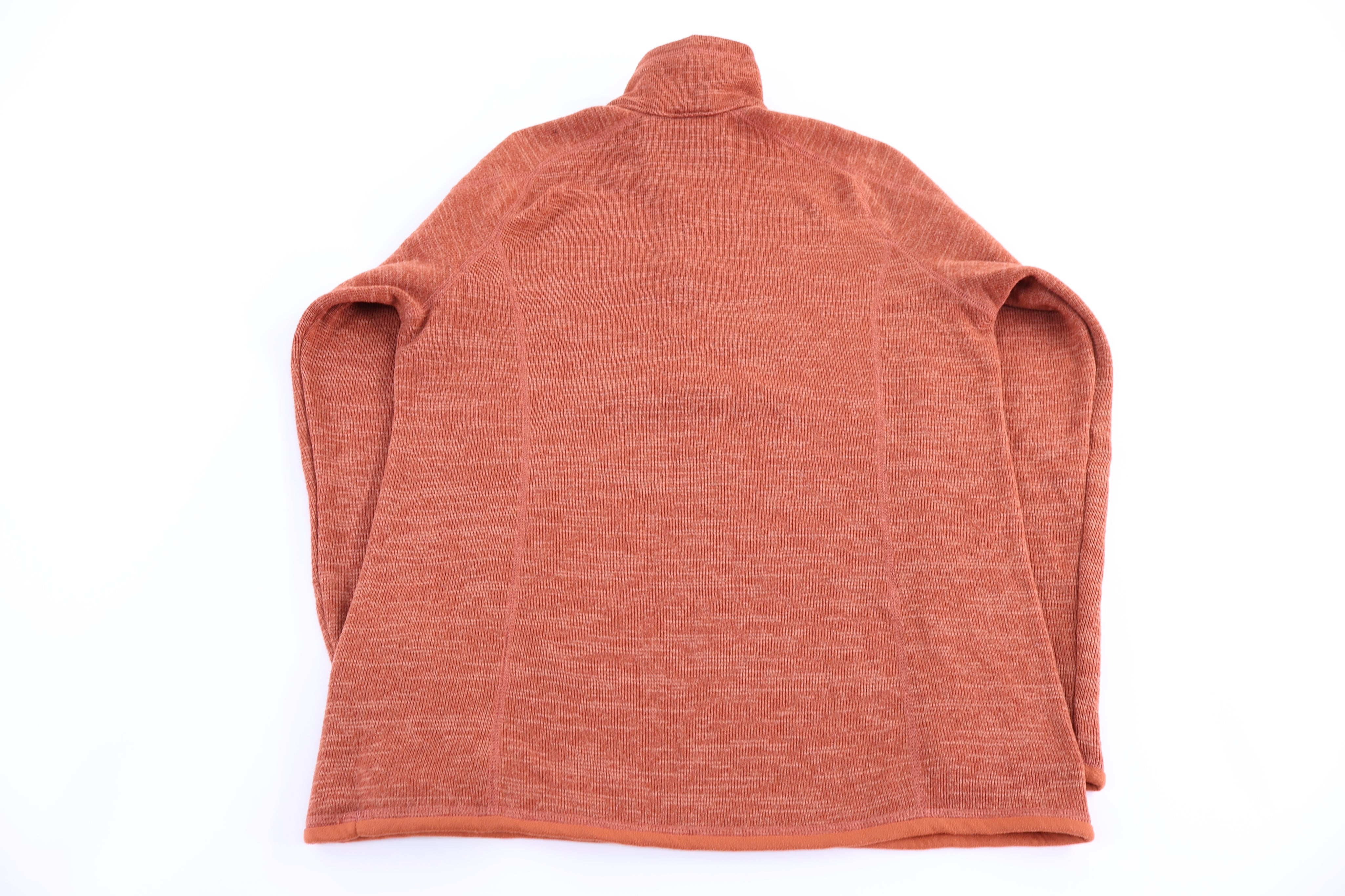Patagonia Logo Patch Orange Quarter Zip Pullover